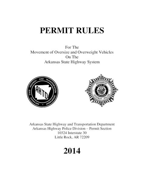 arkansas oversize permit regulations.